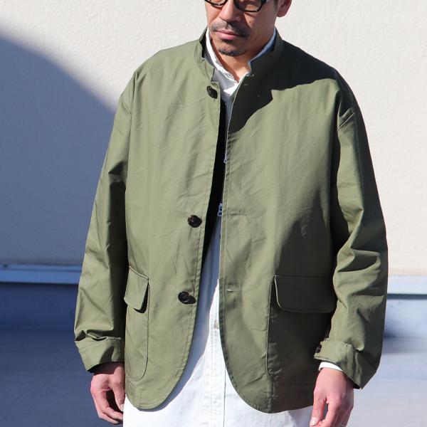 オーディエンス Audience ミリタリースタンドジャケット グリストーンW 綿ナイロン高密度ギャバ 日本製 | Audience | 02