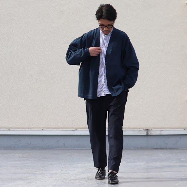 オーディエンス Audience サイドスリット カーディガン長袖 ボクシーAライン MVS天竺 VORTEX 8オンス 日本製 | Audience | 15