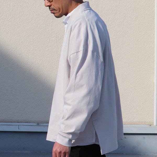 オーディエンス Audience サイドスリット カーディガン長袖 ボクシーAライン MVS天竺 VORTEX 8オンス 日本製 | Audience | 03