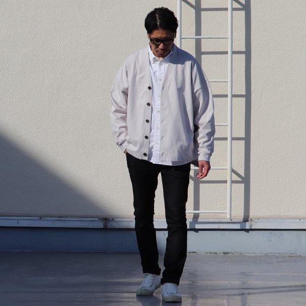 オーディエンス Audience サイドスリット カーディガン長袖 ボクシーAライン MVS天竺 VORTEX 8オンス 日本製 | Audience | 04