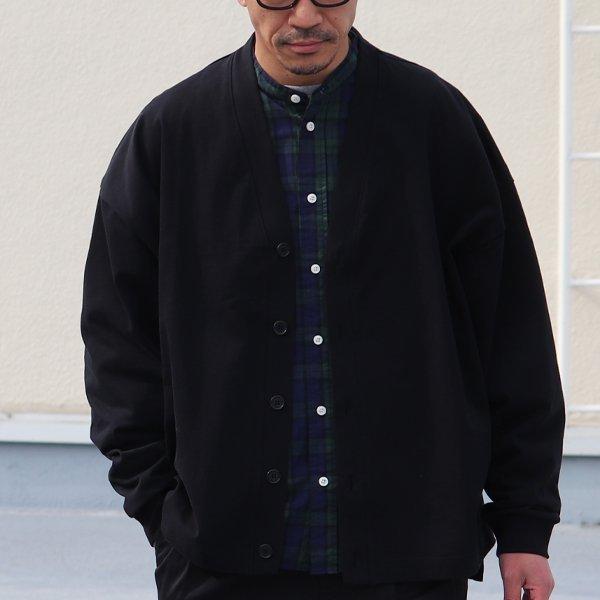 オーディエンス Audience サイドスリット カーディガン長袖 ボクシーAライン MVS天竺 VORTEX 8オンス 日本製 | Audience | 05