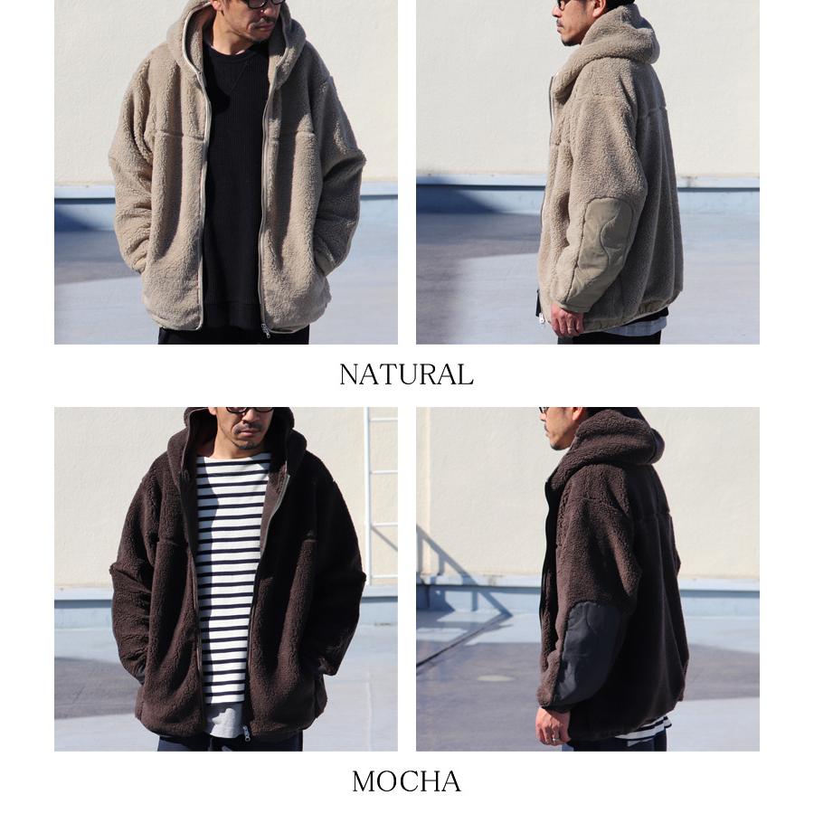 オーディエンス Audience トスカーナボア フードブルゾン Lanificio Becagli ベッカリー 日本製 AUD7155 | Audience | 19