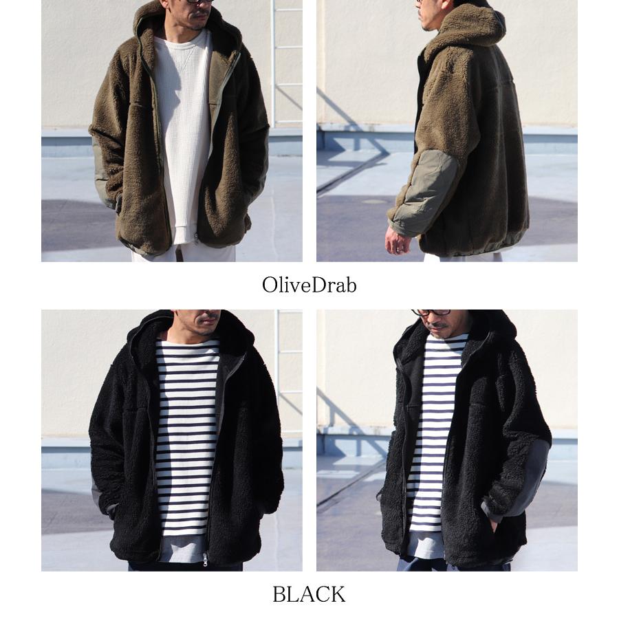 オーディエンス Audience トスカーナボア フードブルゾン Lanificio Becagli ベッカリー 日本製 AUD7155 | Audience | 20