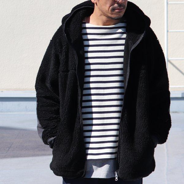 オーディエンス Audience トスカーナボア フードブルゾン Lanificio Becagli ベッカリー 日本製 AUD7155 | Audience | 02