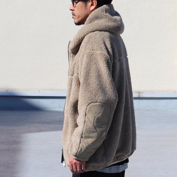 オーディエンス Audience トスカーナボア フードブルゾン Lanificio Becagli ベッカリー 日本製 AUD7155 | Audience | 07