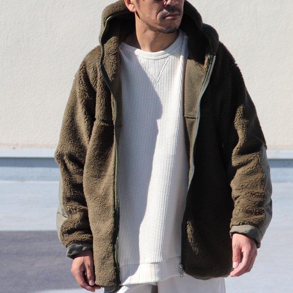 オーディエンス Audience トスカーナボア フードブルゾン Lanificio Becagli ベッカリー 日本製 AUD7155 | Audience | 09