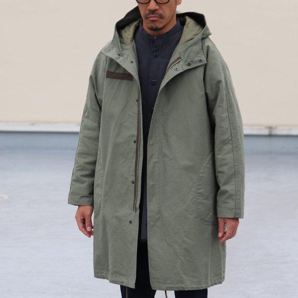 オーディエンス Audience M-65 フード モッズコート パウダースノー ヨコムラバックサテン 日本製 AUD7161 | Audience | 01