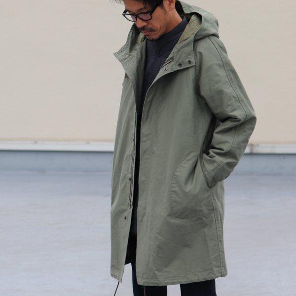 オーディエンス Audience M-65 フード モッズコート パウダースノー ヨコムラバックサテン 日本製 AUD7161 | Audience | 03