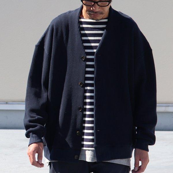 オーディエンス Audience カーディガン長袖 XLサイズ ビッグワッフル 日本製 | Audience | 13