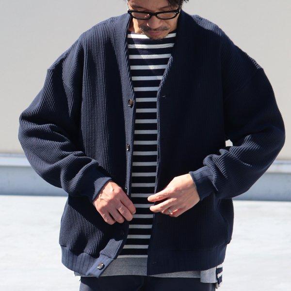 オーディエンス Audience カーディガン長袖 XLサイズ ビッグワッフル 日本製 | Audience | 14