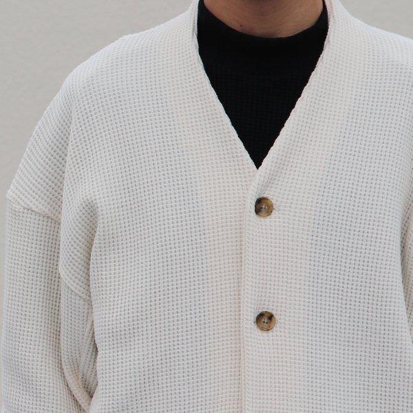 オーディエンス Audience カーディガン長袖 XLサイズ ビッグワッフル 日本製 | Audience | 17