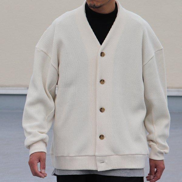 オーディエンス Audience カーディガン長袖 XLサイズ ビッグワッフル 日本製 | Audience | 01