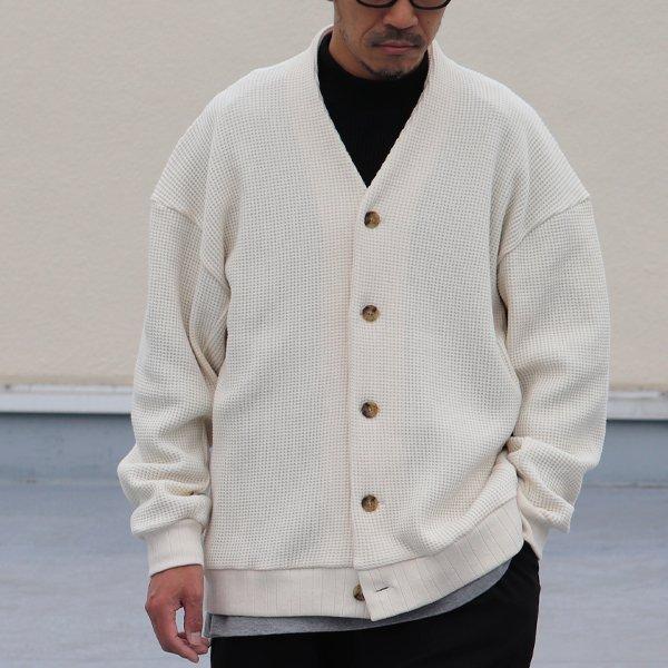オーディエンス Audience カーディガン長袖 XLサイズ ビッグワッフル 日本製 | Audience | 02