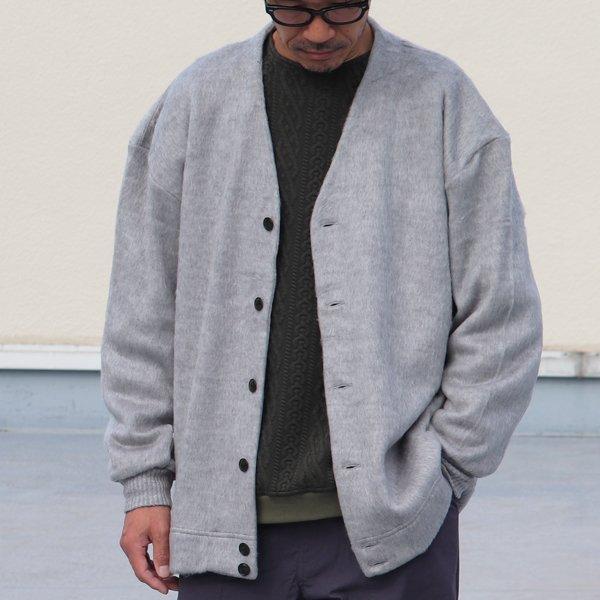 オーディエンス Audience カーディガン長袖 エクスランウール シャギー EXLANWOOL 日本製 | Audience | 02