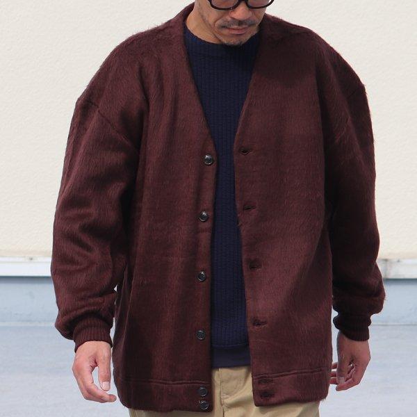 オーディエンス Audience カーディガン長袖 エクスランウール シャギー EXLANWOOL 日本製 | Audience | 04