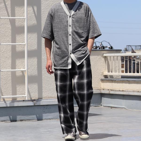 オーディエンス Audience ベースボールハーフスリーブカーディガン ツートーン配色 粗挽き天竺 日本製 | Audience | 14