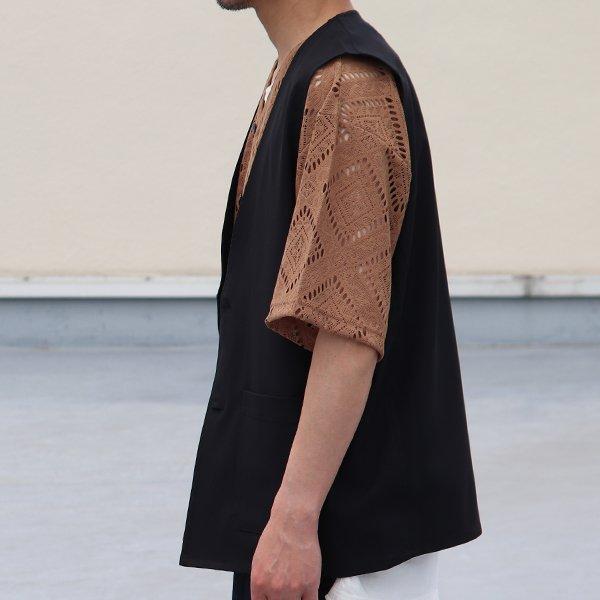 Audience オーディエンス ノースリーブベスト Reflax リフラクス ツイル ストレッチ 日本製 Upscape Audience | Audience | 06