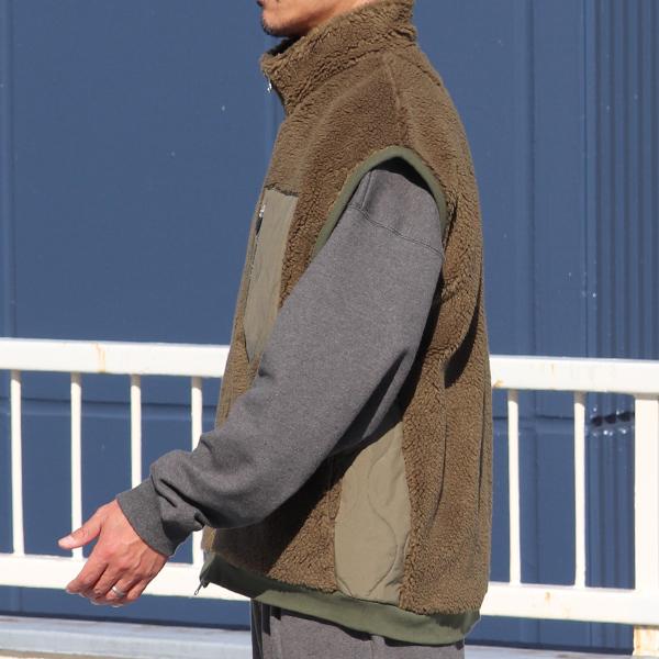 オーディエンス Audience トスカーナボア キルティングポケット スタンドベスト Lanificio Becagli ベッカリー 日本製 AUD7210 | Audience | 14