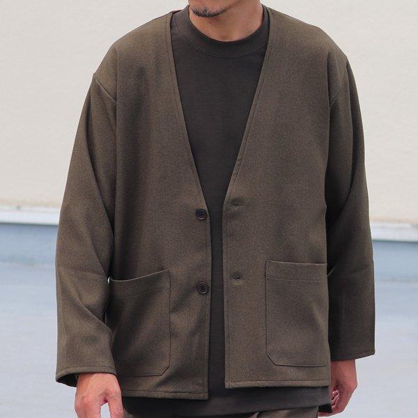 オーディエンス Audience ノーカラージャケット LANATEC LEI  ラナテック レイ ウールライク カルゼ TECHアイテム 日本製 メンズ AUD7222 | Audience | 03