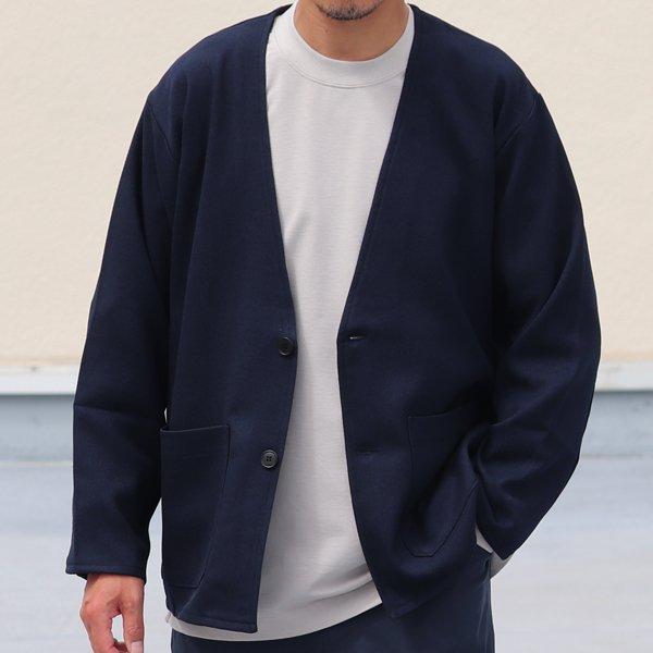 オーディエンス Audience ノーカラージャケット LANATEC LEI  ラナテック レイ ウールライク カルゼ TECHアイテム 日本製 メンズ AUD7222 | Audience | 06