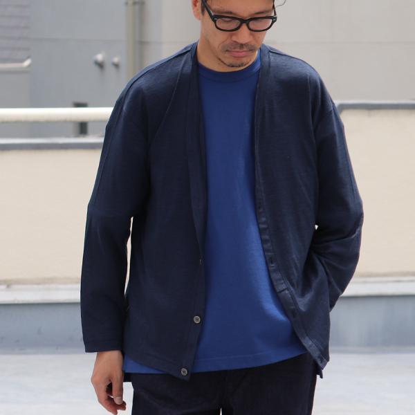 オーディエンス Audience Vネック カーディガン長袖 プレミアリネン天竺 日本製 AUD7259 | Audience | 13