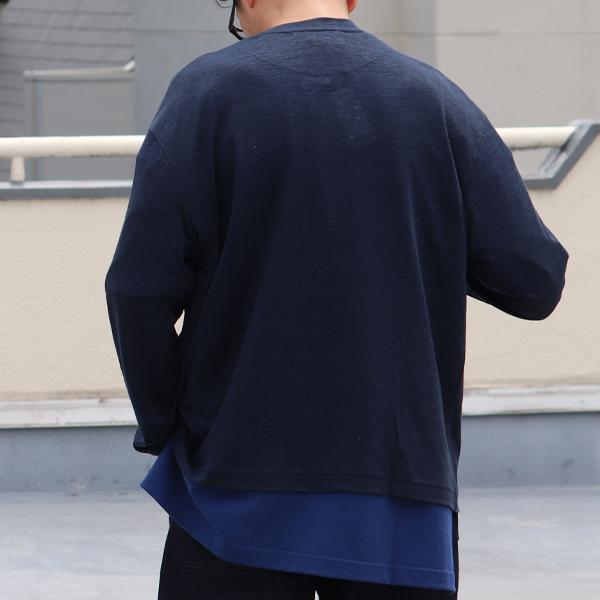 オーディエンス Audience Vネック カーディガン長袖 プレミアリネン天竺 日本製 AUD7259 | Audience | 15