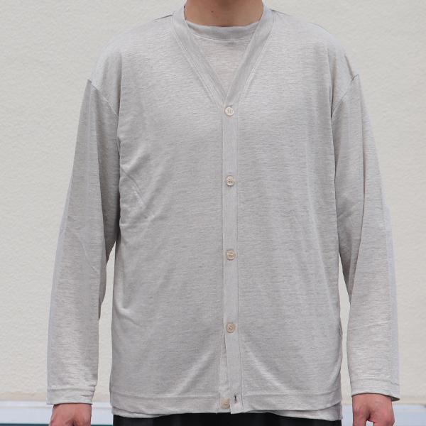 オーディエンス Audience Vネック カーディガン長袖 プレミアリネン天竺 日本製 AUD7259 | Audience | 17