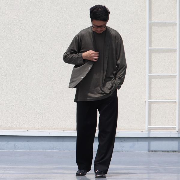 オーディエンス Audience Vネック カーディガン長袖 プレミアリネン天竺 日本製 AUD7259 | Audience | 08