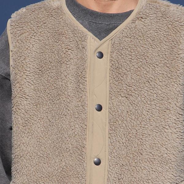 オーディエンス Audience トスカーナボア スナップベスト Lanificio Becagli ベッカリー 日本製 AUD7272 | Audience | 13