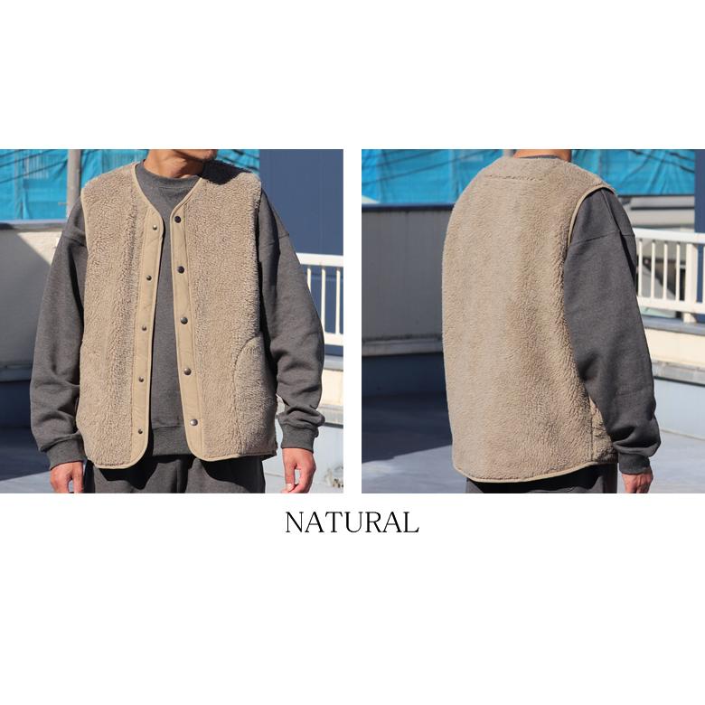 オーディエンス Audience トスカーナボア スナップベスト Lanificio Becagli ベッカリー 日本製 AUD7272 | Audience | 15