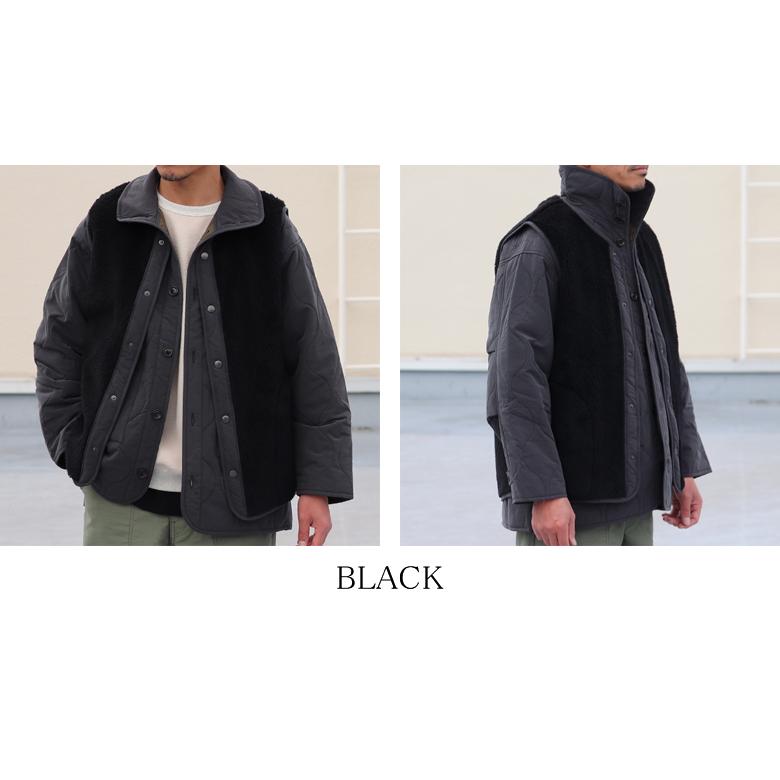 オーディエンス Audience トスカーナボア スナップベスト Lanificio Becagli ベッカリー 日本製 AUD7272 | Audience | 19