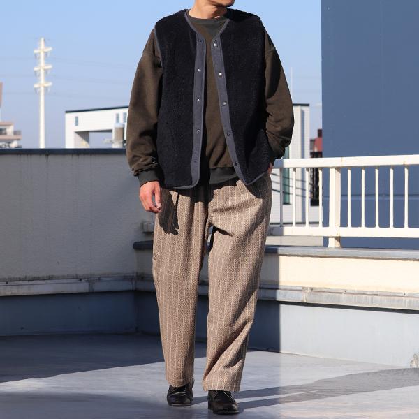 オーディエンス Audience トスカーナボア スナップベスト Lanificio Becagli ベッカリー 日本製 AUD7272 | Audience | 04