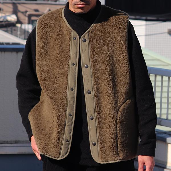 オーディエンス Audience トスカーナボア スナップベスト Lanificio Becagli ベッカリー 日本製 AUD7272 | Audience | 05