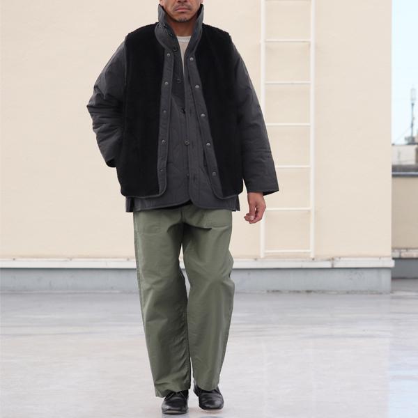 オーディエンス Audience トスカーナボア スナップベスト Lanificio Becagli ベッカリー 日本製 AUD7272 | Audience | 09