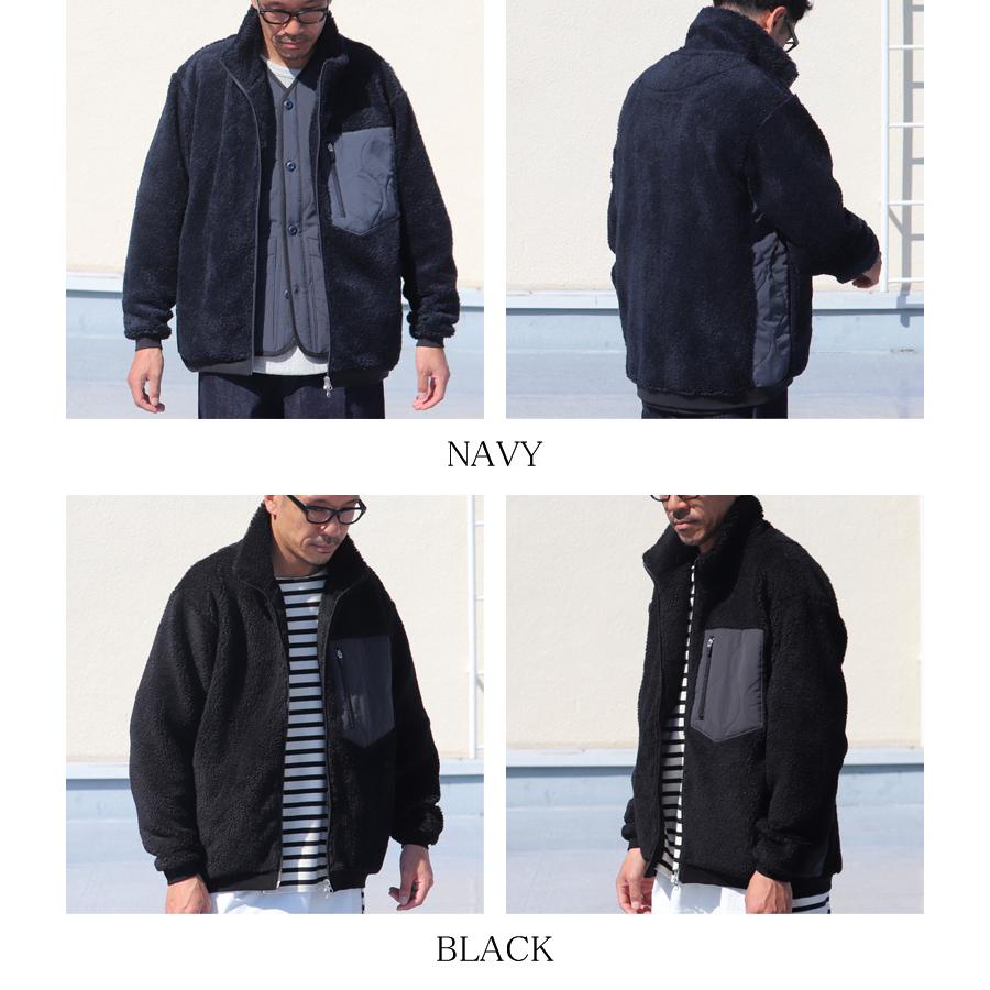 オーディエンス Audience トスカーナボア スタンドブルゾン Lanificio Becagli ベッカリー 日本製 AUD7274 | Audience | 19