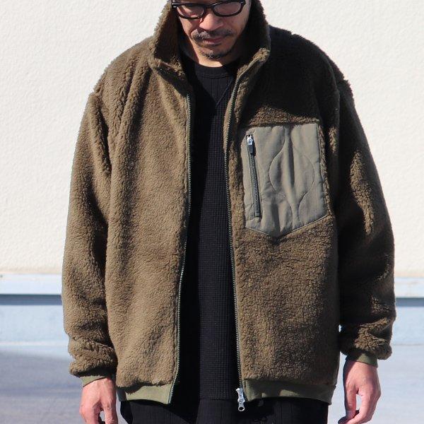 オーディエンス Audience トスカーナボア スタンドブルゾン Lanificio Becagli ベッカリー 日本製 AUD7274 | Audience | 01