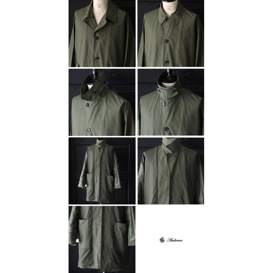 オーディエンス Audience M-51 モッズ ステンカラーコート 綿ナイロン高密度ポプリン AUD7356 | Audience | 20