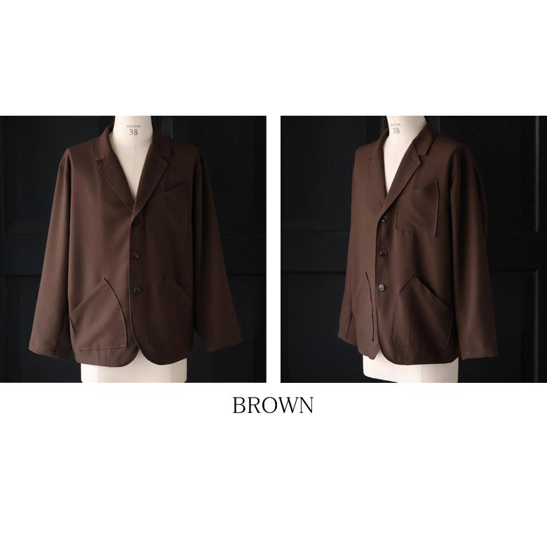 オーディエンス Audience 3ボタン ロガージャケット ラナテック TECH ウールライクツイル LANATEC〓 AUD7399 | Audience | 16