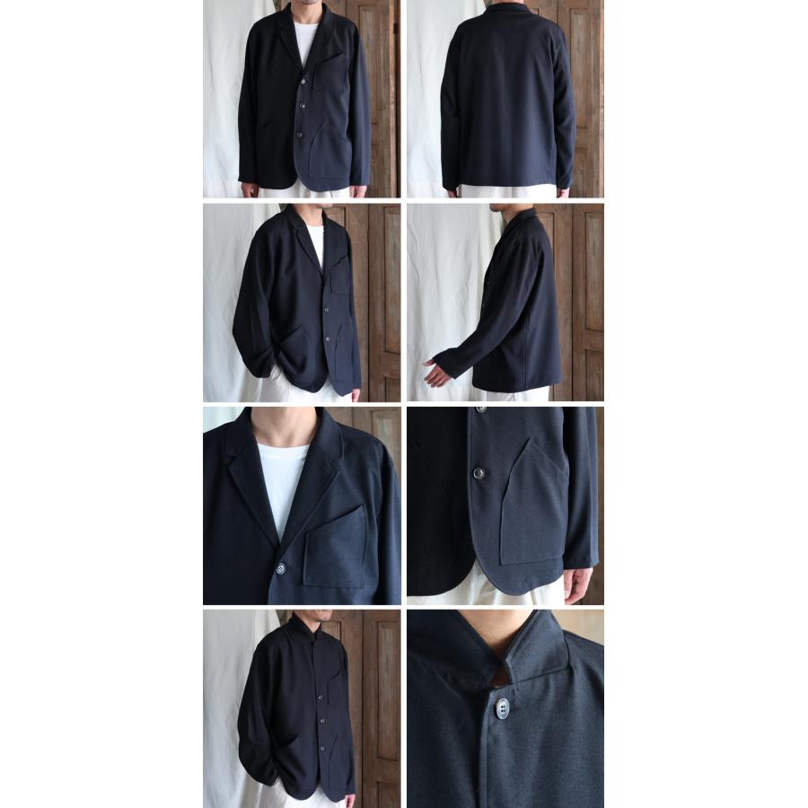 オーディエンス Audience 3ボタン ロガージャケット ラナテック TECH ウールライクツイル LANATEC〓 AUD7399 | Audience | 20