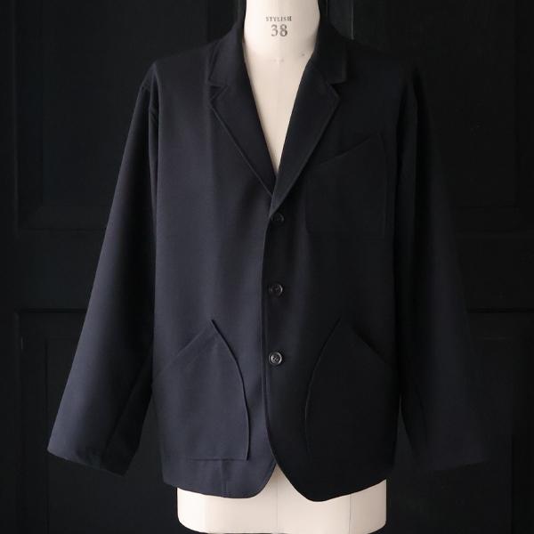 オーディエンス Audience 3ボタン ロガージャケット ラナテック TECH ウールライクツイル LANATEC〓 AUD7399 | Audience | 04