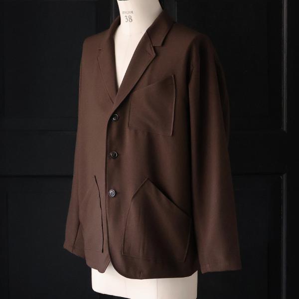 オーディエンス Audience 3ボタン ロガージャケット ラナテック TECH ウールライクツイル LANATEC〓 AUD7399 | Audience | 03