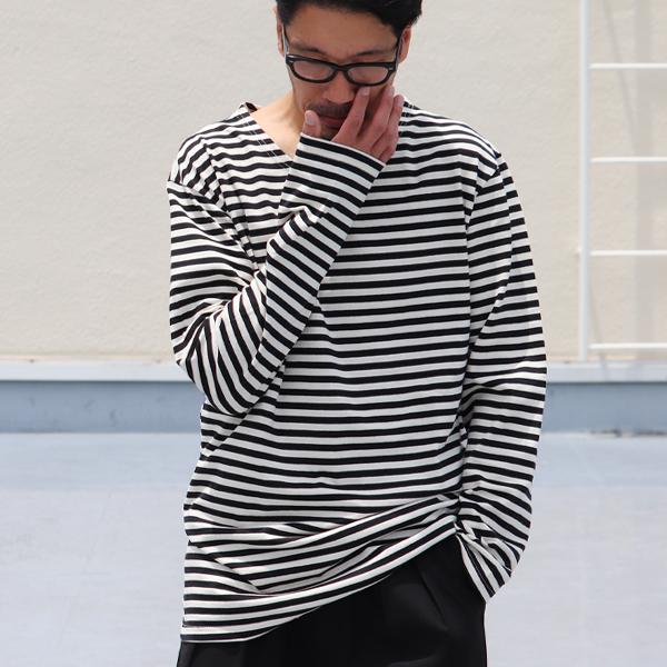 デッドストック DEAD STOCK ロシア軍 ボーダーシャツ 長袖TEE INS1158