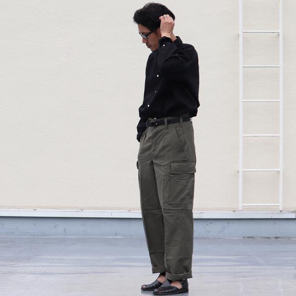 90s 実物vintage ドイツ軍 モールスキン カーゴパンツ Black DEAD STOCK】90s German Army Moleskin Pants ドイツ軍