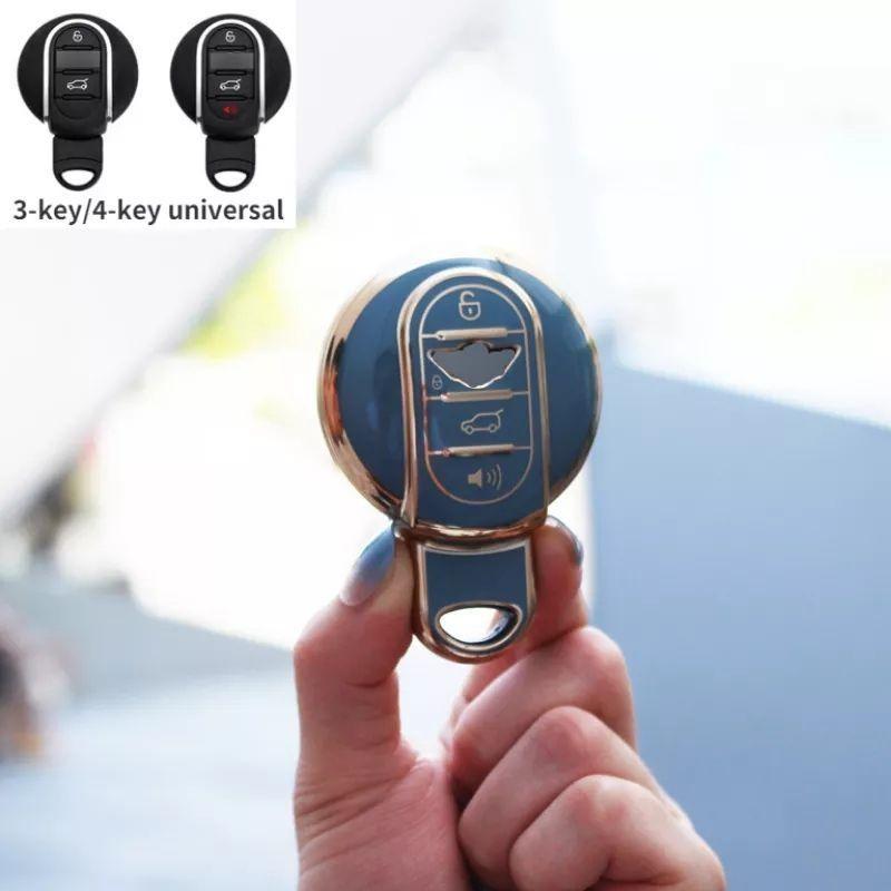 MINI ミニ BMW キーカバー キーケース キーホルダーミニ ブラック 黒 金 TPU キーケース f56 f60 | MINI | 13