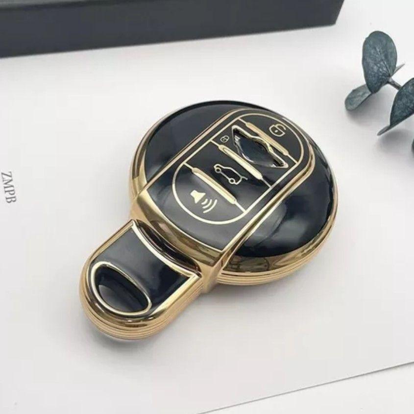 MINI ミニ BMW キーカバー キーケース キーホルダーミニ ブラック 黒 金 TPU キーケース f56 f60 | MINI | 04
