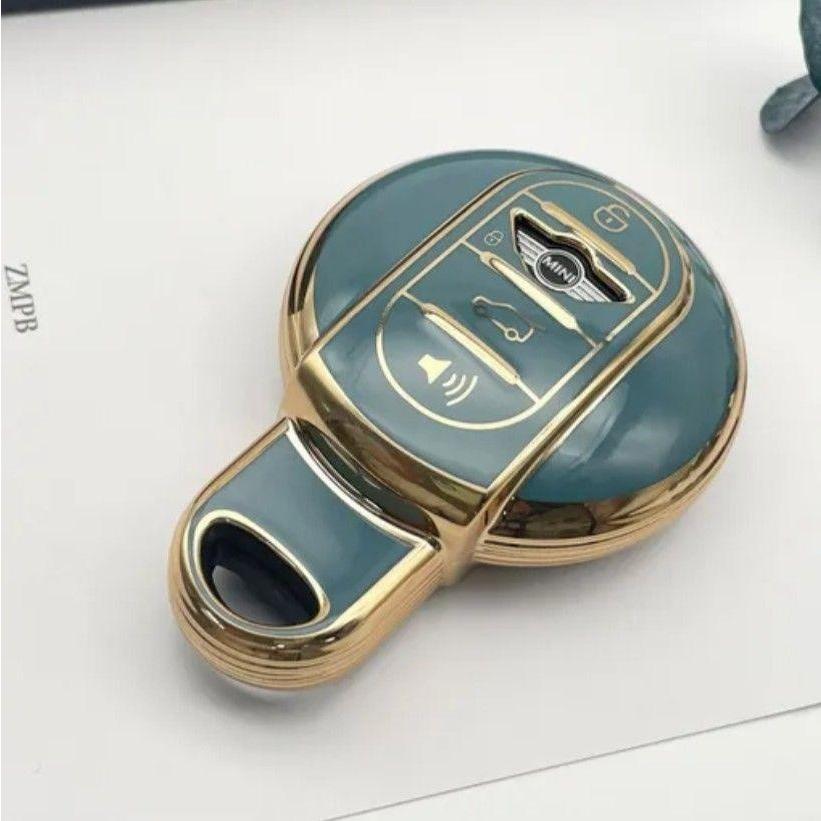 MINI ミニ BMW キーカバー キーケース キーホルダーミニ ブラック 黒 金 TPU キーケース f56 f60 | MINI | 12