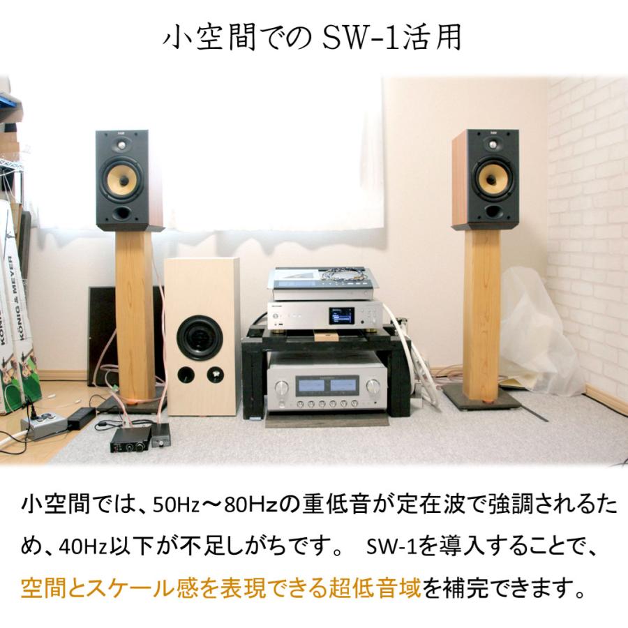 サブウーハー SW-1（1本） □ピュアオーディオの最低域補強に