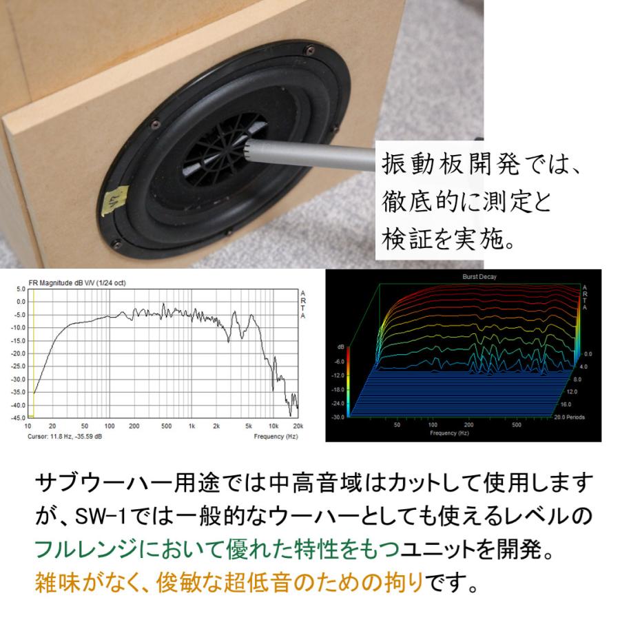 サブウーハー SW-1（1本） □ピュアオーディオの最低域補強に