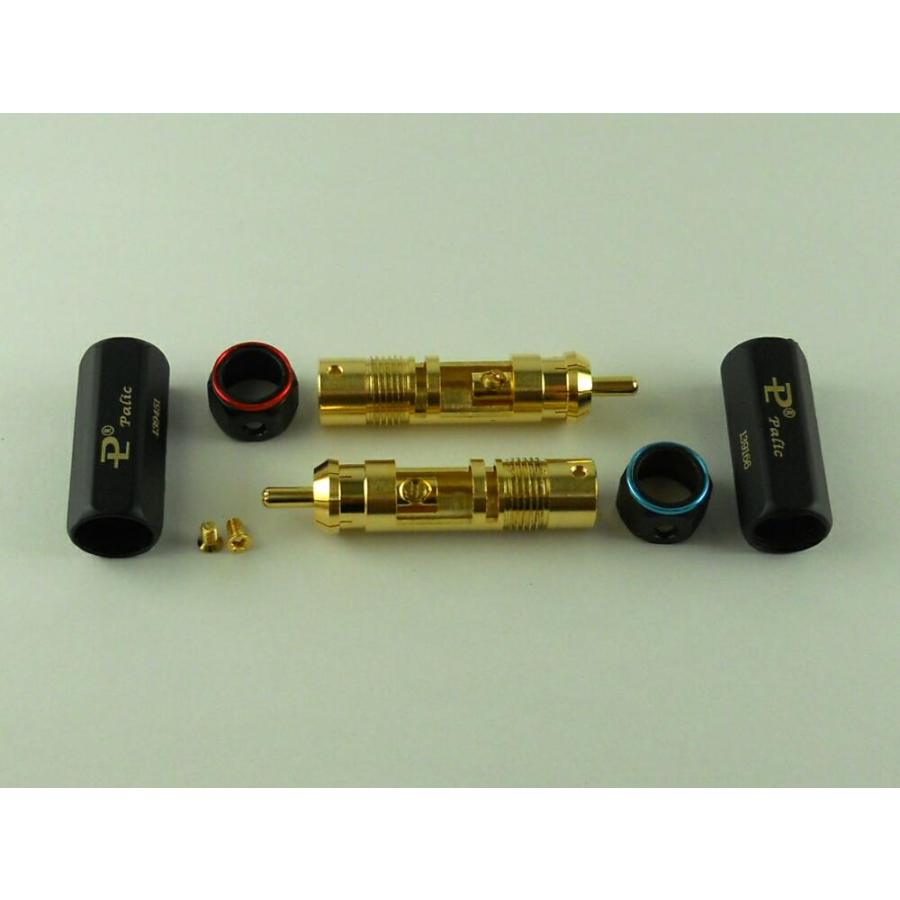 RCA プラグ ピン コネクター金メッキ 未使用 5ペアセット