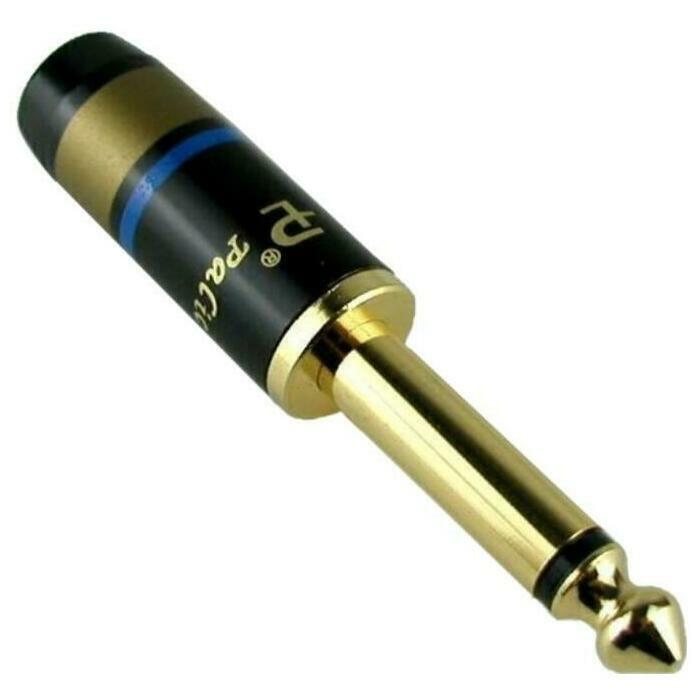 6.3mm 2極 標準プラグ フォーンプラグ フォンコネクタ 自作用 ハンダ式